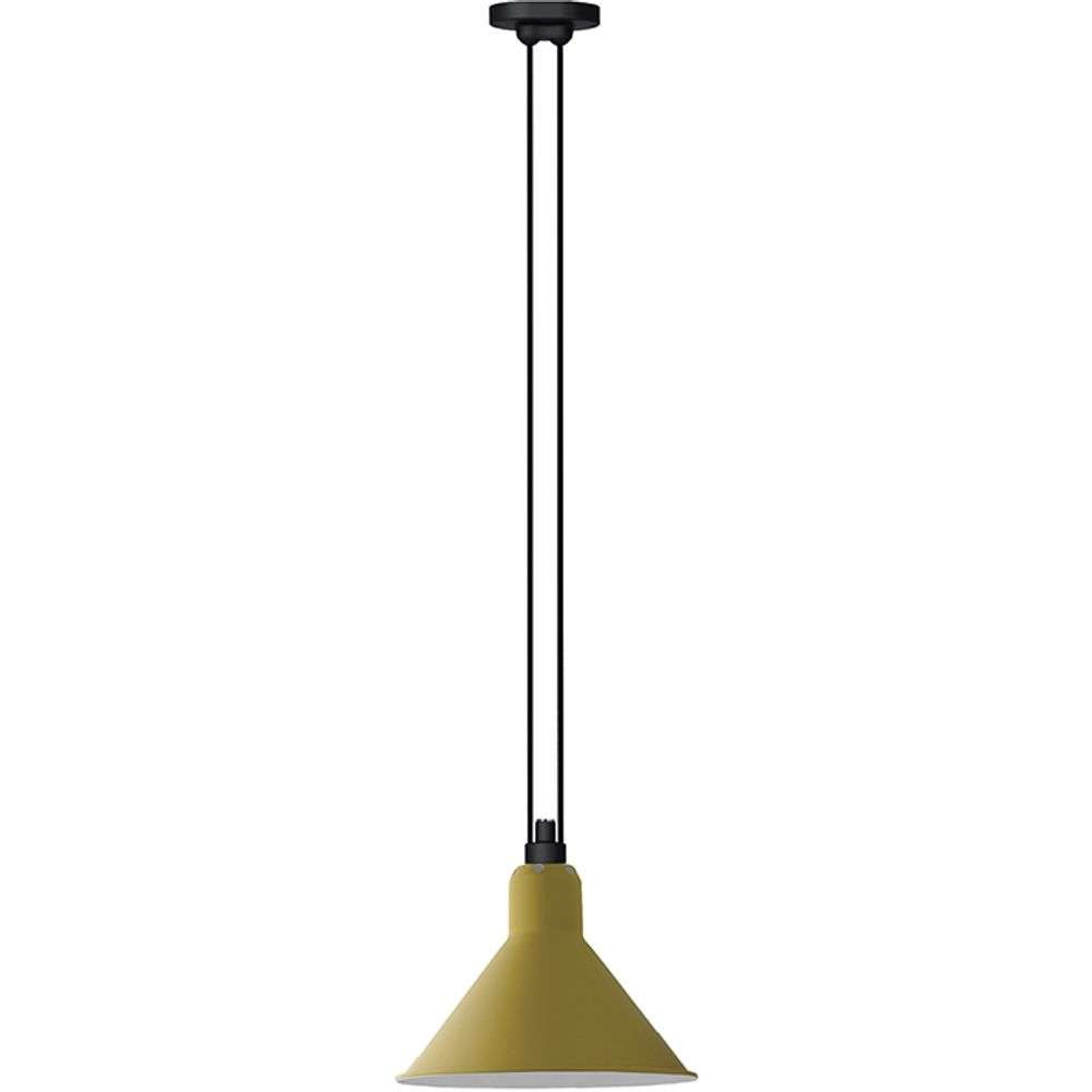 DCW - 322 L Pendelleuchte Konisch Gelb Lampe Gras von DCW