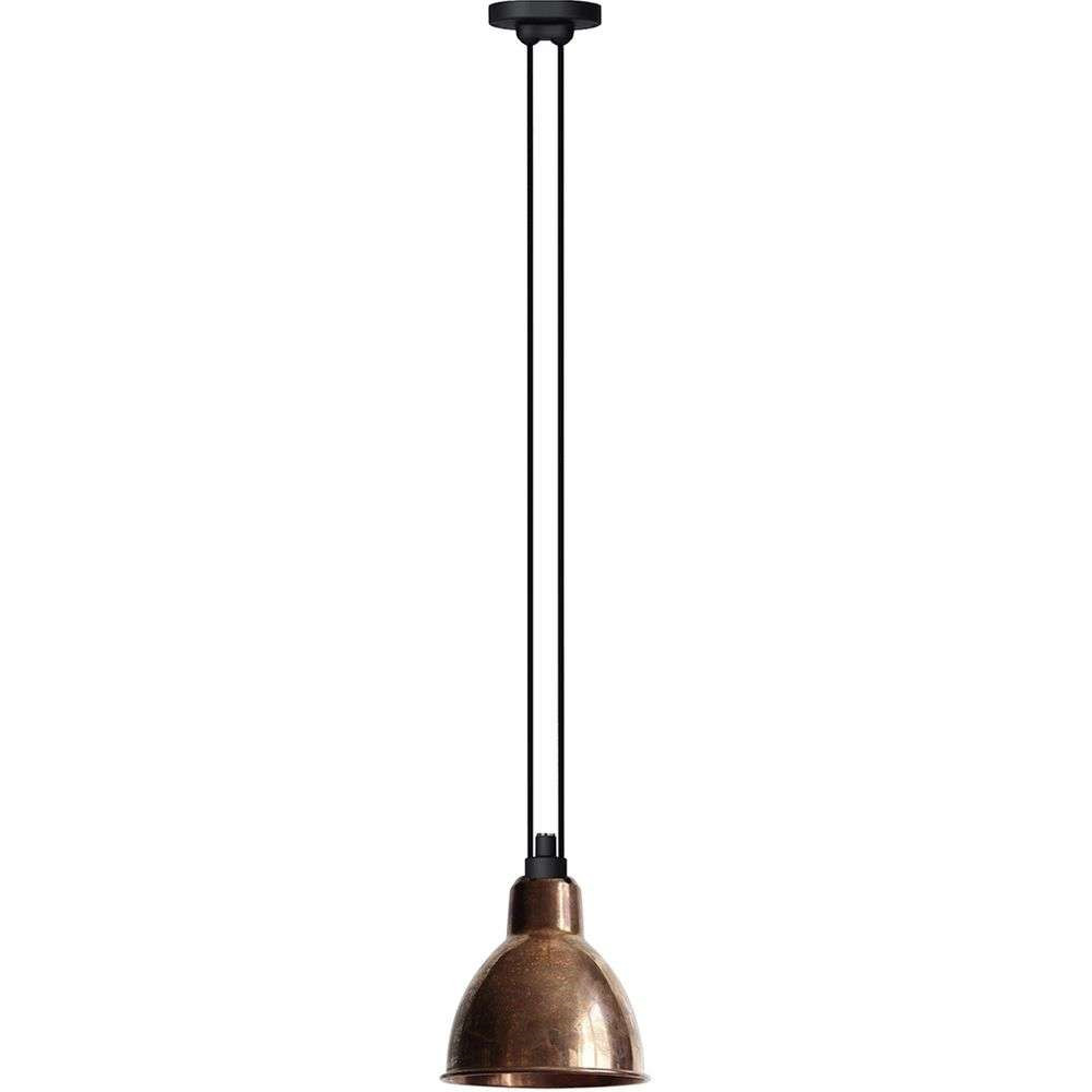 DCW - 322 L Pendelleuchte Rund Roh Kupfer Lampe Gras von DCW