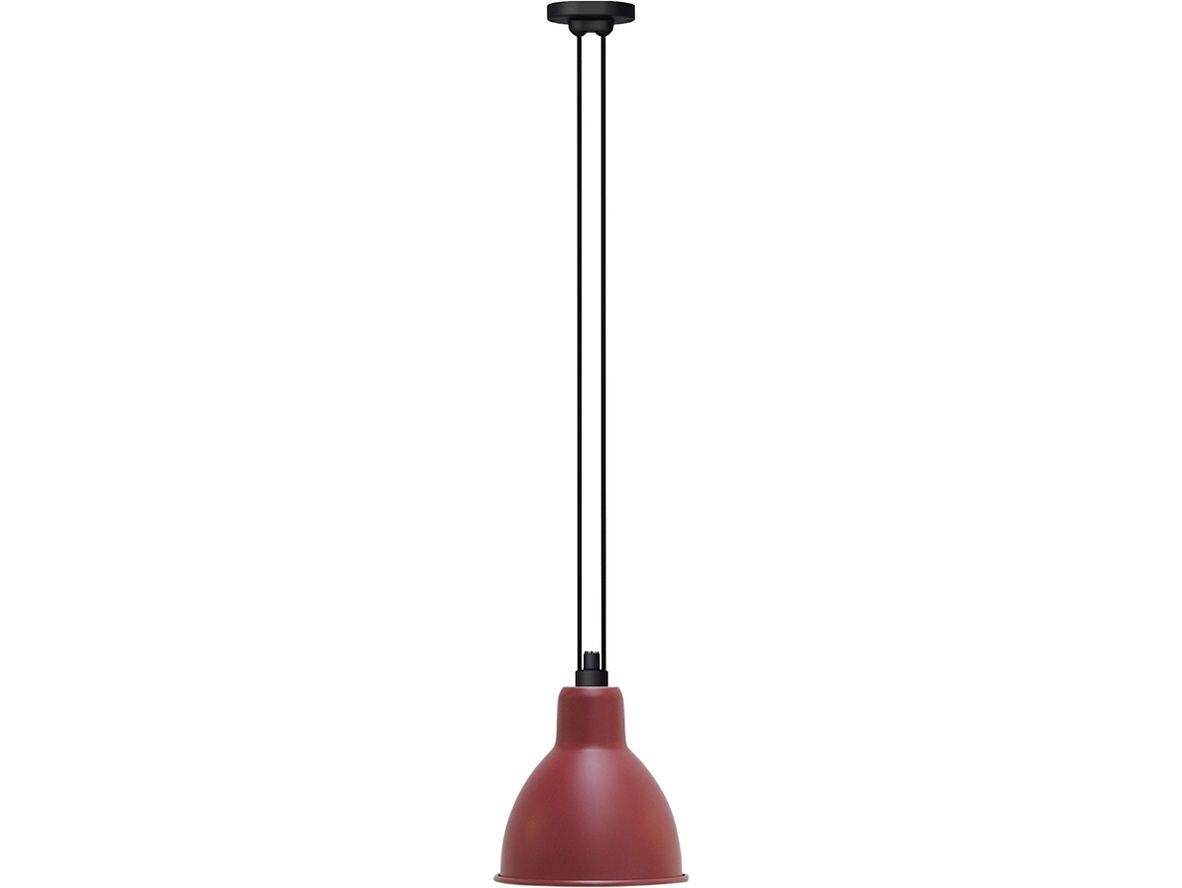 DCW - 322 XL Pendelleuchte Rund Rot Lampe Gras von DCW