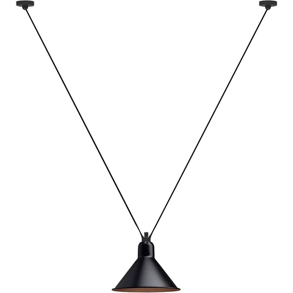 DCW - 323 L Pendelleuchte Konisch Schwarz/Kupfer Lampe Gras von DCW