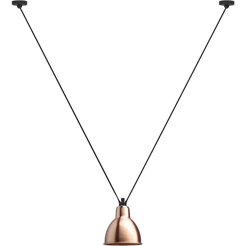 DCW - 323 L Pendelleuchte Rund Kupfer Lampe Gras von DCW