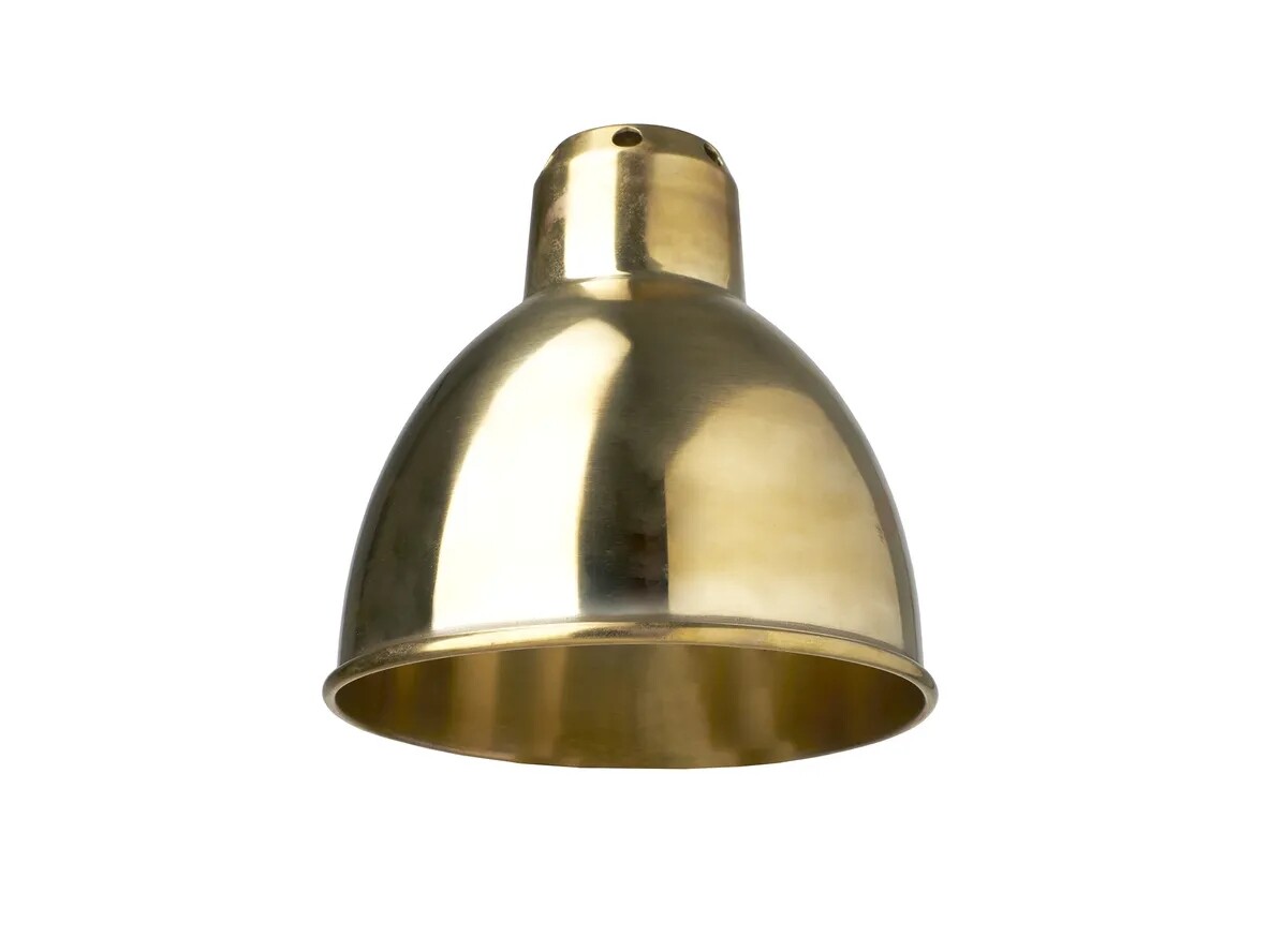 DCW - Schirm Classic Round Ø140 Rå Messing Lampe Gras von DCW