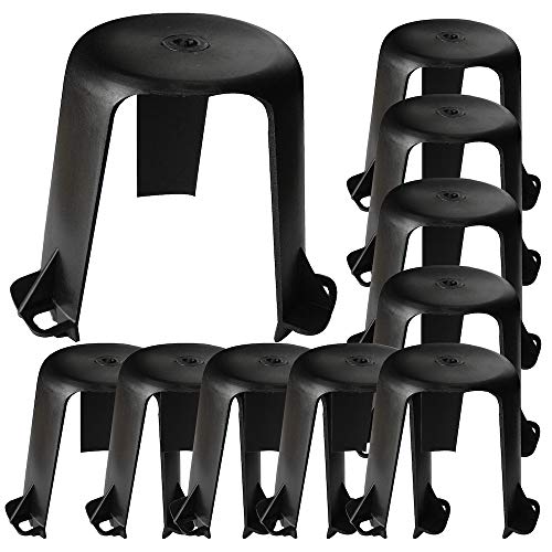 Hitzeschutz Abstandhalter Für Halogen und LED Einbaustrahler 10 x Distanzhalter 3-Bein Konstruktion mit Sicherungsspitze von Rolux