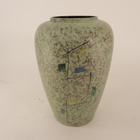 Große Mid-Century Keramikvase Von Scheurich, Deutschland, 1960Er, Bodenvase Große Mid-Century Keramikvase Von Scheurich, Deutschland, 1960Er, Bodenvase von LampenBarabas