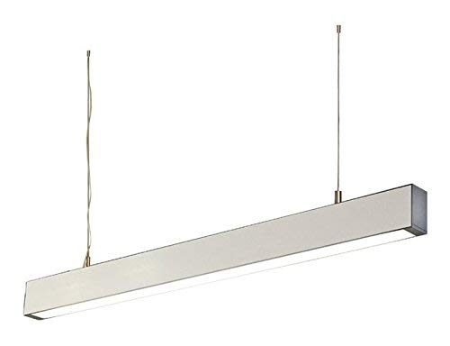 Lampenlux Pendellampe Pendelleuchte Baccio Bürolicht Silber Fassung T5 21W 90cm von Lampenlux
