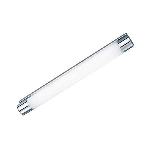 Lampenlux Wandlampe Prado IP44 Spiegelleuchte Aluminium (Chrom, 37cm Länge) von Lampenlux