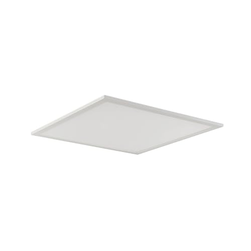 Arcchio LED Panel 'Lysander' dimmbar mit Fernbedienung in Weiß aus Aluminium u.a. für Arbeitszimmer & Büro (1 flammig,) - Bürolampe, Deckenlampe, Deckenleuchte, Lampe, Arbeitszimmerleuchte von Lampenwelt