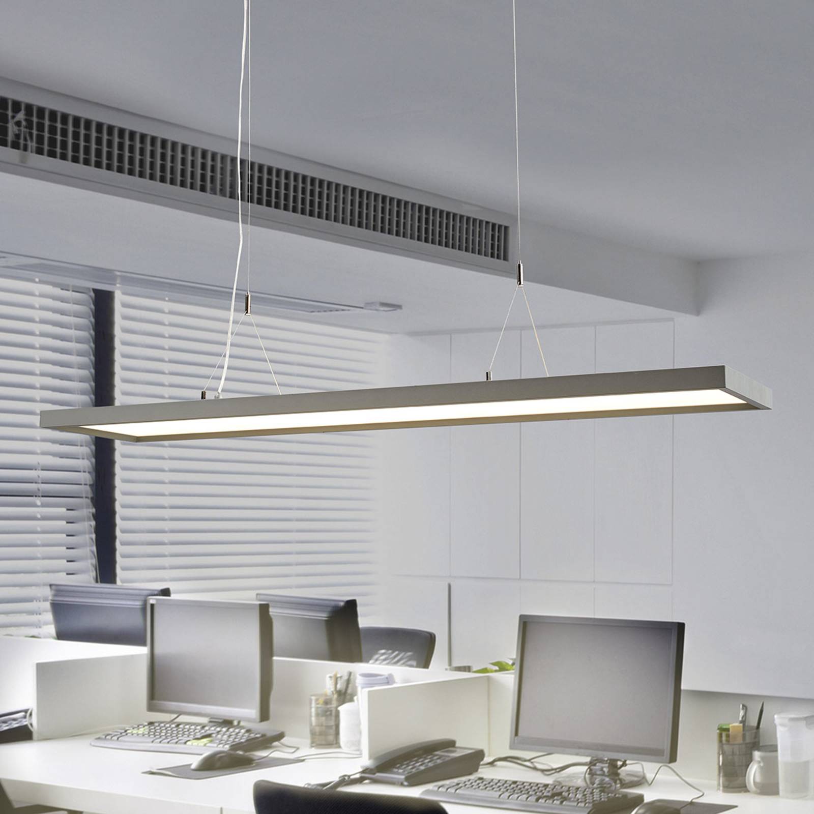 Dimmbare LED-Office-Hängeleuchte Divia von Arcchio