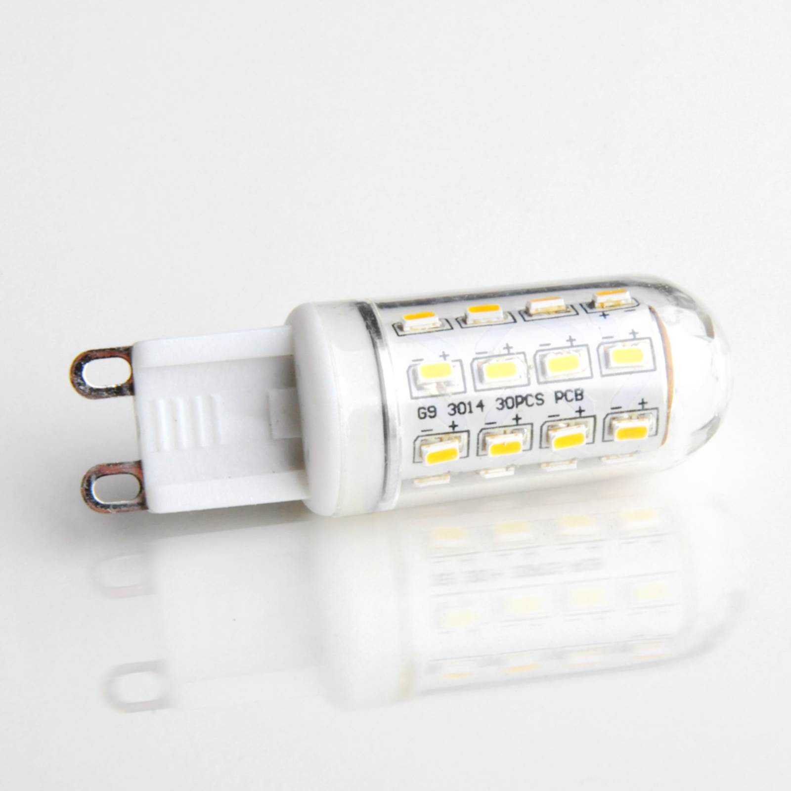 G9 3W 830 LED-Lampe in Röhrenform klar von LINDBY