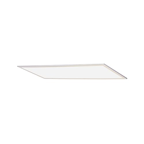 Lindby LED Panel Deckenleuchte ultra flach 120 x 30 cm, Deckenlampe Aluminium Kunststoff, Büro, Wohnzimmerlampe, Küchenlampe, Home Office von Lindby