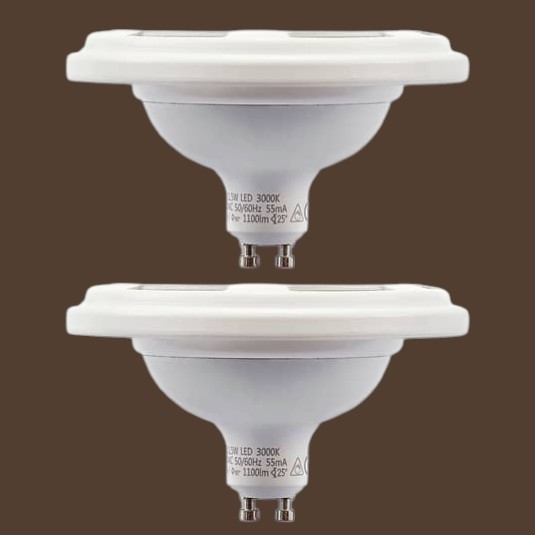 Lampenwelt LED-Reflektor Glühbirne Lampe LED GU10  115W dimmbar 3.000K 2 STÜCK von Lampenwelt