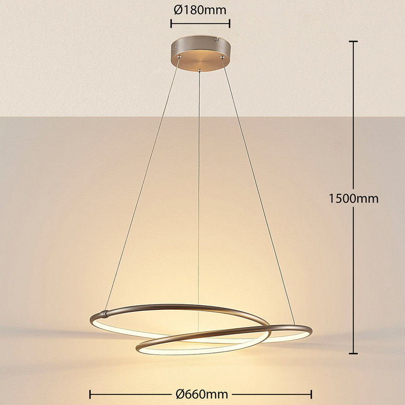 Lampenwelt Led Hängeleuchte Mirasu Deckenleuchte Pendelleuchte Deckenlampe Led B-Ware Lampenwelt Led Hängeleuchte Mirasu Deckenleuchte Pendelleuchte Deckenlampe Led B-Ware von Lampenwelt