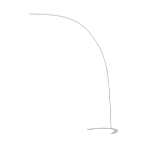 Lindby LED Stehlampe (Bogenleuchte) 'Danua' dimmbar (Modern) in Weiß aus Metall u.a. für Wohnzimmer & Esszimmer (1 flammig,) - LED-Stehleuchte, Floor Lamp, Standleuchte, Wohnzimmerlampe von Lampenwelt