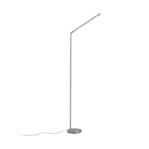Lindby LED Stehlampe modern, Standleuchte Metall, 6W LED Leuchtmittel, Leselampe-Stehlampe für Wohnzimmer, Esszimmer, Arbeitszimmer von Lampenwelt