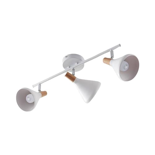 Lindby Strahler 'Arina' (Modern) in Weiß aus Metall u.a. für Schlafzimmer (3 flammig, E14) - Deckenlampe, Deckenleuchte, Lampe, Spot, Schlafzimmerleuchte von Lampenwelt