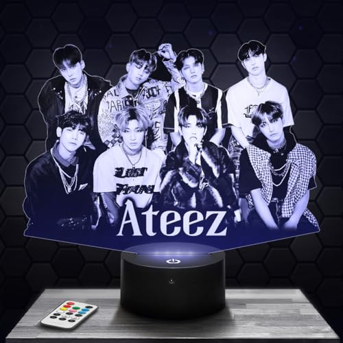 Lampe Atee deko Zimmer Mädchen Lampe 3D Ateeobjekt k-pop Korea Koreanischer Pop Geschenk gedämpftes Licht Nachtlicht deko Büro. Eigenartig Geschenk Weihnachten Teenager TOP von Lampephoto.fr