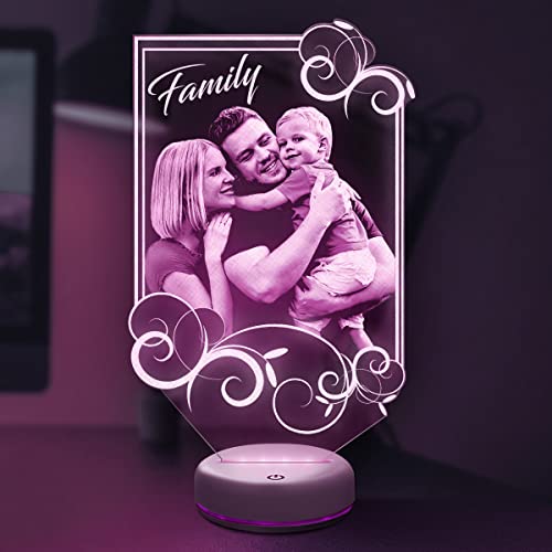 Lampephoto.fr Fotogeschenke personalisierte fotolampe. Geschenke für frauen. Lasergravierte Lampe herz mit foto. Personalisierte lampe geschenkideen für frauen. Geburtstagsgeschenk für frauen. von Lampephoto.fr