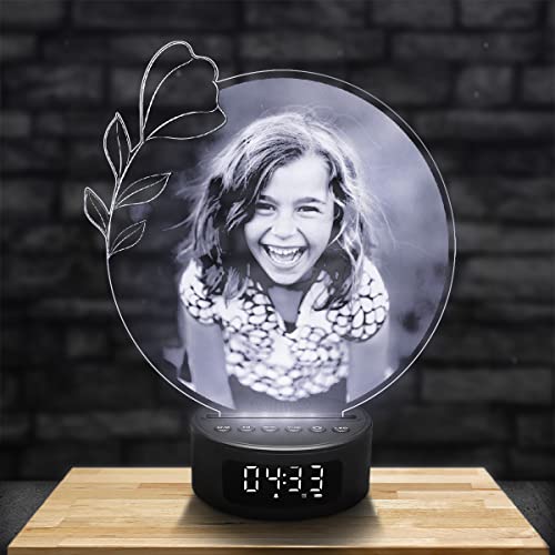 Lampephoto.fr - Personalisierte fotolampe Wecker und Bluetooth-Lautsprecher mit foto und text. Geburtstagsgeschenk Geschenkidee für weihnachten. Geschenk für Mann und Frau. Fotogeschenk von Lampephoto.fr