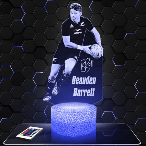 Nachttischlampe B. Barrett Rugby-Sportler, Geschenkidee Dekoration Frankreich Rugby-Sportler Schreibtischlampe Wohnzimmer Idee Weihnachten für Fans von B. Barrett Rugby-Sportler. von Lampephoto.fr