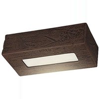 Stilvolle Wandleuchte aus Keramik in wenge von Lampex