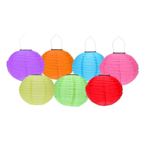 Lampions Paket SOLAR (Solarenergie) - 35 St. Outdoor Nylon lampions von Lampion-Lampionnen