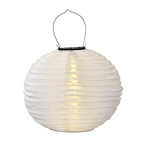 Solar Lampions rund warm weiß 35 cm (Solarenergie) - Gartenbeleuchtung für draußen von Lampion-Lampionnen