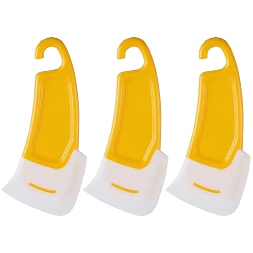 3pcs Silicon Dish Scrapers, Nicht-Stick-Pfanne Scrapers zum Reinigen von Töpfen, Pfannen und Schalen, wiederverwendbar und widerstandsfähig von Lamppdcor