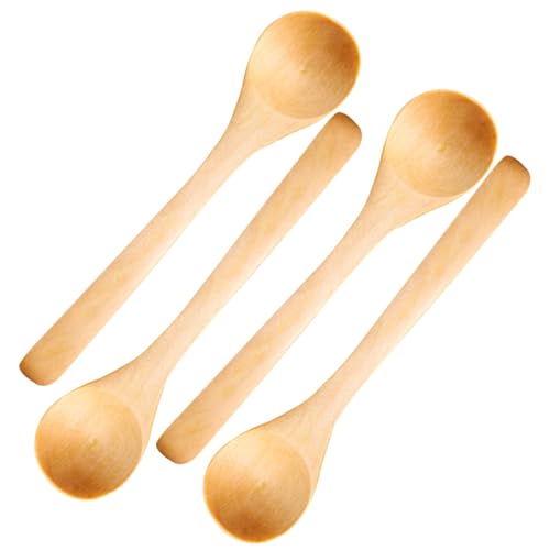 Lamppdcor 4pcs 5.1x1.2 Kleine Holzlöffel Mini Tragbarer Schaufel für Zuckerpeelings Gewürze Eisbadesalz Kaffeee Tee Lamppdcor 4pcs 5.1x1.2 Kleine Holzlöffel Mini Tragbarer Schaufel für Zuckerpeelings Gewürze Eisbadesalz Kaffeee Tee von Lamppdcor