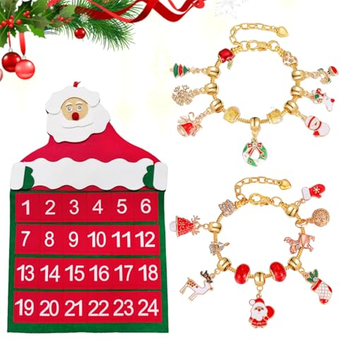 Adventskalender 2024 Kinder, 24 Tage Armbänder Countdown -Kalender für Mädchen Frauen Party Gefälligkeiten Adventskalender 2024 Kinder, 24 Tage Armbänder Countdown -Kalender für Mädchen Frauen Party Gefälligkeiten von Lamppdcor