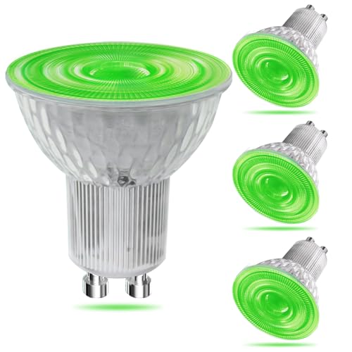 Lamptobe GU10 LED Lampe 5W Grün Scheinwerfer,Nicht dimmbar LED Glühbirne,120 Grad Strahlwinkel 50W MR16 GU10 Grün Halogenersatz für Landschaftsbeleuchtung,dekorative Beleuchtung,4 Stüc Lamptobe GU10 LED Lampe 5W Grün Scheinwerfer,Nicht dimmbar LED Glühbirne,120 Grad Strahlwinkel 50W MR16 GU10 Grün Halogenersatz für Landschaftsbeleuchtung,dekorative Beleuchtung,4 Stüc von Lamptobe