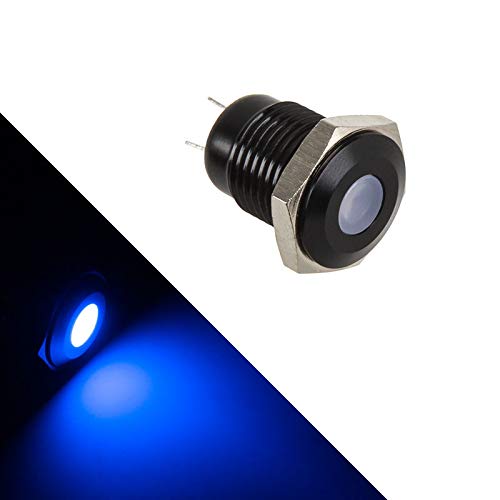 Lamptron Vandalismus-gesicherte LED - blau schwarze Fassung, LAMP-SW2001-H von Lamptron