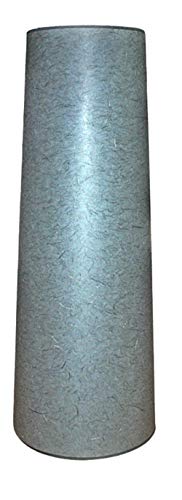 Lampenschirm 360X270X960 mm unterer Durchmesser x oberer Durchmesser x Höhe | Kegel | Graues Reispapier | Für die E27-Fassung | Lampenschirm 36 x 27 x 96 cm | Schirm 36 cm | 36 cm Lampenschirm von LampyAbazury.com