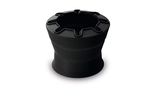 LAMY 1235514 aquaplus Wasserbecher 543 – Faltbarer Wasserbecher mit Pinselablage in der Farbe Schwarz – ideal im Schulunterricht von Lamy