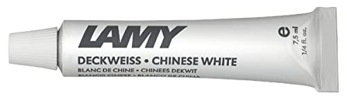 LAMY aquaplus Z 71 Farbtube Deckweiß einzeln mit 7,5ml Inhalt, ideal zum Malen und Mischen von Wasserfarben - perfekt für die Schule LAMY aquaplus Z 71 Farbtube Deckweiß einzeln mit 7,5ml Inhalt, ideal zum Malen und Mischen von Wasserfarben - perfekt für die Schule von Lamy