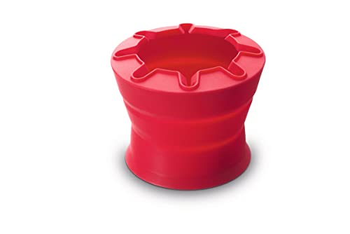 LAMY 1231402 aquaplus Wasserbecher 543 – Faltbarer Wasserbecher mit Pinselablage in der Farbe Rot – ideal im Schulunterricht von Lamy