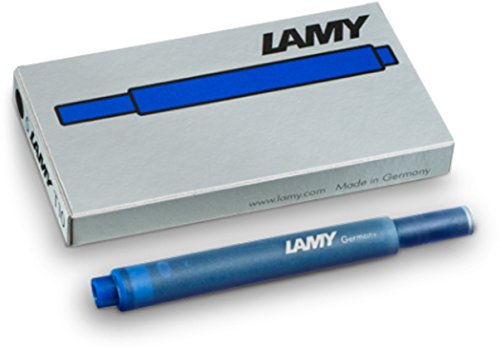 Lamy T10 Tintenpatronen (10 Packungen á 5 Stück = 50 Patronen, blau) von Lamy
