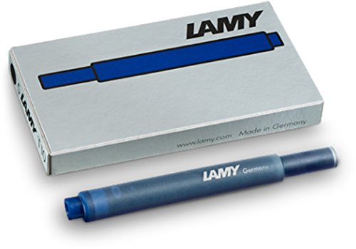 Lamy T10 Tintenpatronen (15 Packungen á 5 Stück = 75 Patronen, blau-schwarz) von Lamy