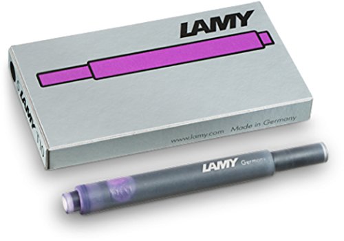 Lamy T10 Tintenpatronen (15 Packungen á 5 Stück = 75 Patronen, violett) von Lamy