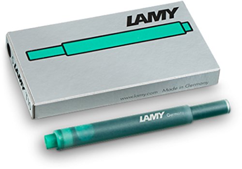 Lamy T10 Tintenpatronen (20 Packungen á 5 Stück = 100 Patronen, grün) von Lamy