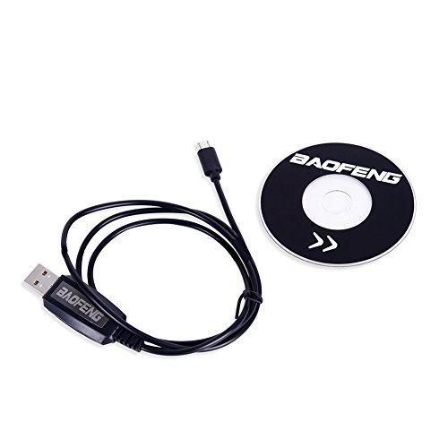 LanLan Radio USB-Programmierkabel mit CD für Baofeng BF-T1 UHF 400-470 mHz, Mini Walkie Talkie von Lan