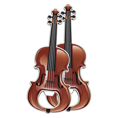 LanHong 2 Stück/Set Flaschenöffner Bier Violine geformt Flaschenöffner Violine Geschenk Küche Gadgets für Trinker Musik Geige Liebhaber von LanHong
