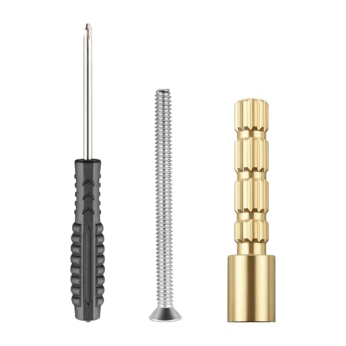 12-Punkt-Broach-Wasserhahn-Adapter für Pfister-Griff, Messing-Verlängerungsset mit Schraube für Duschventile, Verlängerung, Ersatzteil für Badezimmer-Dusch-Reparatur von LanKstet