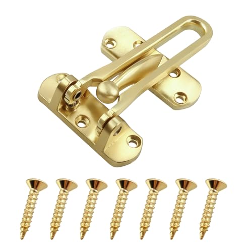 U 9897 Schwingstangenschloss für Scharniertüren, Türschutzriegel für Kinder-/Haustiersicherheit, Druckguss-Sicherheits-Türstopper für Sicherheit zu Hause von LanKstet