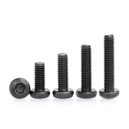 100 Stück M1.6×5mm 304 Edelstahl schwarzer Oxidationspfannkopf Torx Schraube Anti-Diebstahl Rundkopf kleine Schraube 100 Stück M1.6×5mm 304 Edelstahl schwarzer Oxidationspfannkopf Torx Schraube Anti-Diebstahl Rundkopf kleine Schraube von LanMaiXun