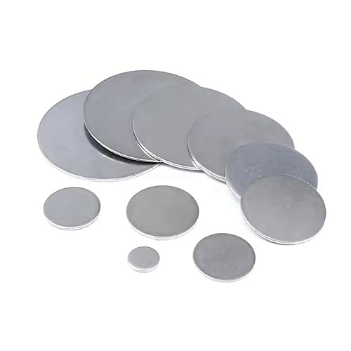 10pcs φ80mm×0.2mm 304 Edelstahl runde Platten, runde Platten, kreisförmige Platten 10pcs φ80mm×0.2mm 304 Edelstahl runde Platten, runde Platten, kreisförmige Platten von LanMaiXun