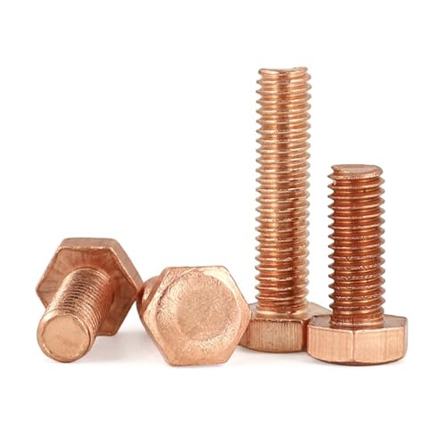 LanMaiXun 10stk M8×30mm Sechskantschrauben aus Kupfer, Sechskantschrauben LanMaiXun 10stk M8×30mm Sechskantschrauben aus Kupfer, Sechskantschrauben von LanMaiXun