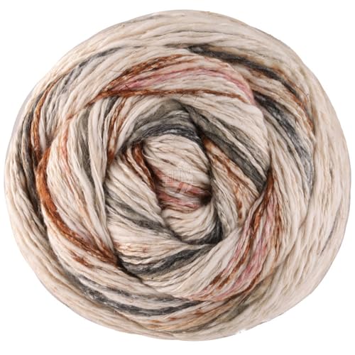 LANA GROSSA Gomitolo Hippie | Baumwoll-Leinengarn mit Hanffasern und Effektstreifen-Druck | Handstrickgarn aus 66% Baumwolle, 30% Hanf & 4% Leinen |100g Wolle zum Stricken & Häkeln | 300m, FB 3036 LANA GROSSA Gomitolo Hippie | Baumwoll-Leinengarn mit Hanffasern und Effektstreifen-Druck | Handstrickgarn aus 66% Baumwolle, 30% Hanf & 4% Leinen |100g Wolle zum Stricken & Häkeln | 300m, FB 3036 von Lana Grossa