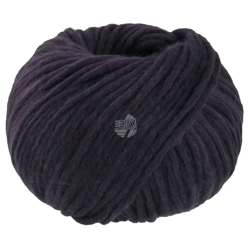 LANA GROSSA Winter Softness | Zartes Schlauchgarn, voluminös mit flauschigen Merinofasern | Handstrickgarn aus 62% Schurwolle & 38% Baumwolle (Bio) | 50g Wolle zum Stricken & Häkeln | 70m Garn FB 9 von Lana Grossa