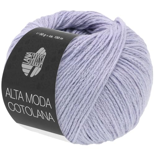 LANA GROSSA Alta Moda Cotolana | Edles Kettengarn aus 45% Schurwolle (Merino superwash), 45% Pima Baumwolle & 10% Polyamid| 50g Wolle zum Stricken & Häkeln | 150m Garn FB 41 von Lana Grossa