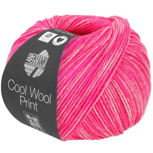 LANA GROSSA Cool Wool Uni | Extrafeine Merinowolle waschmaschinenfest und filzfrei | Handstrickgarn aus 100% Schurwolle (Merino extrafein) | 50g Wolle zum Stricken & Häkeln | 160m Garn von Lana Grossa